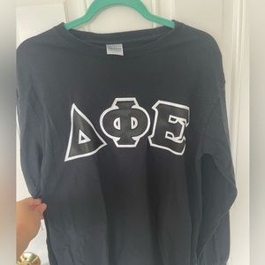 DPHIE sorority black long sleeve